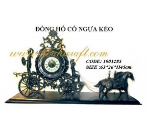 Đồng hồ cổ ngựa kéo - Thủ Công Mỹ Nghệ Hoa Lư - Công Ty Cổ Phần Thủ Công Mỹ Nghệ Hoa Lư
